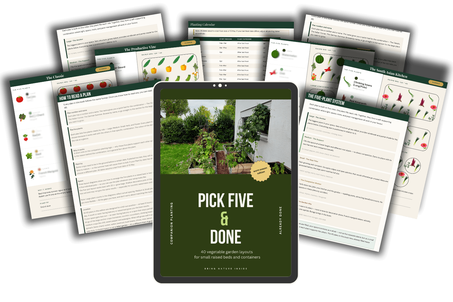 Pick Five & Done — product pages